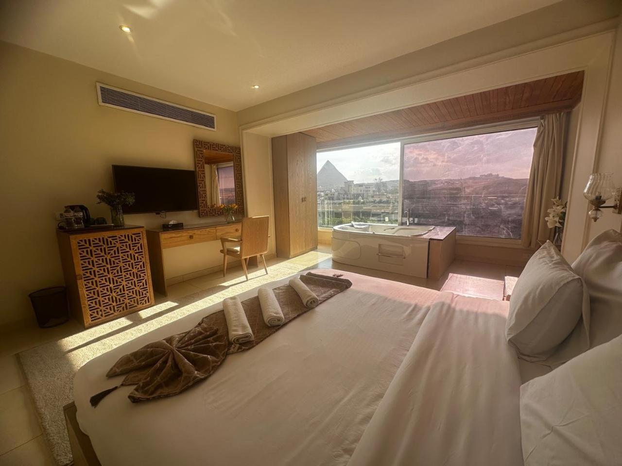 Doudou Pyramids View Hotel Kafrat al Jabal Экстерьер фото